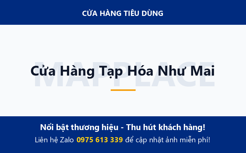 Cửa Hàng Tạp Hóa Như Mai