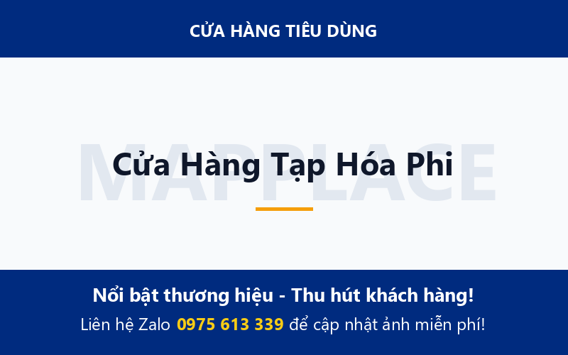 Cửa Hàng Tạp Hóa Phi
