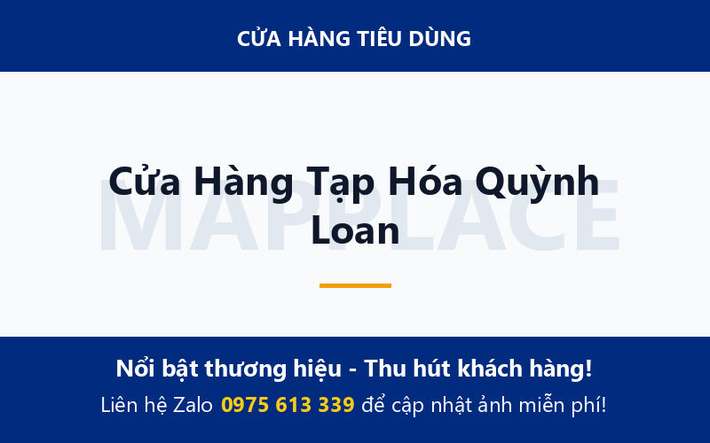 Cửa Hàng Tạp Hóa Quỳnh Loan