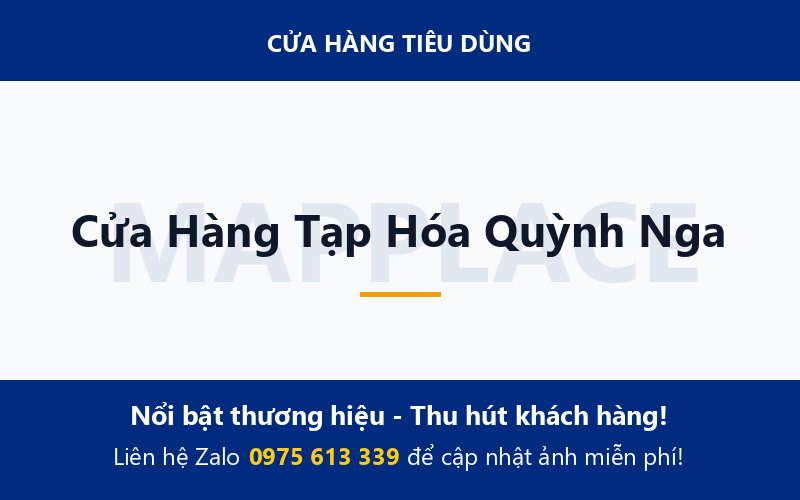 Cửa Hàng Tạp Hóa Quỳnh Nga