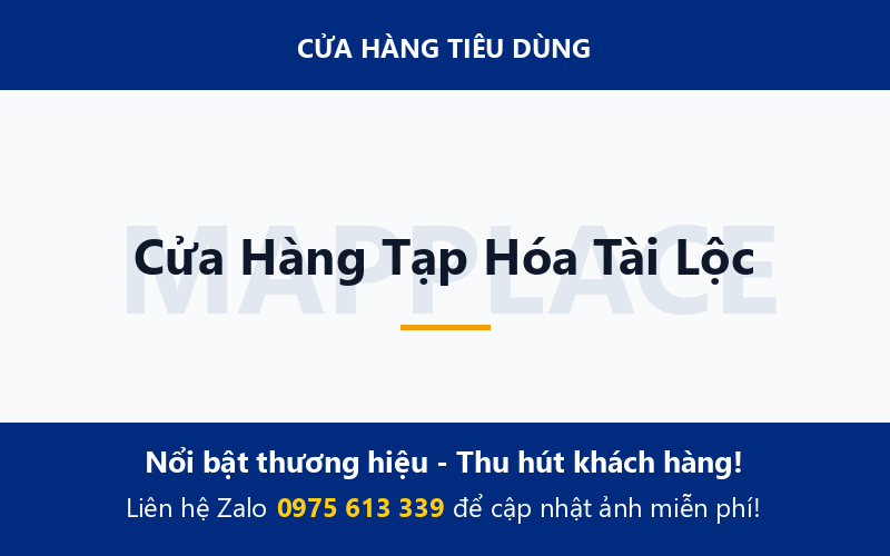 Cửa Hàng Tạp Hóa Tài Lộc