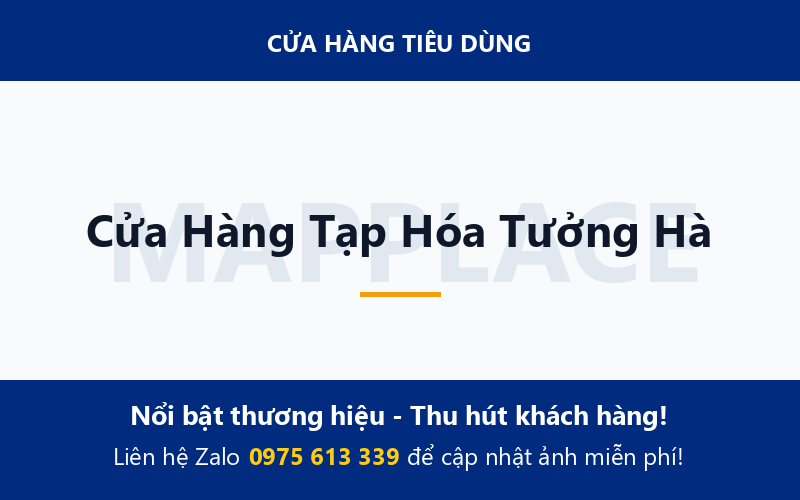 Cửa Hàng Tạp Hóa Tưởng Hà