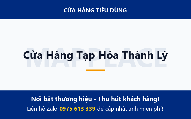 Cửa Hàng Tạp Hóa Thành Lý