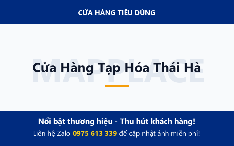 Cửa Hàng Tạp Hóa Thái Hà