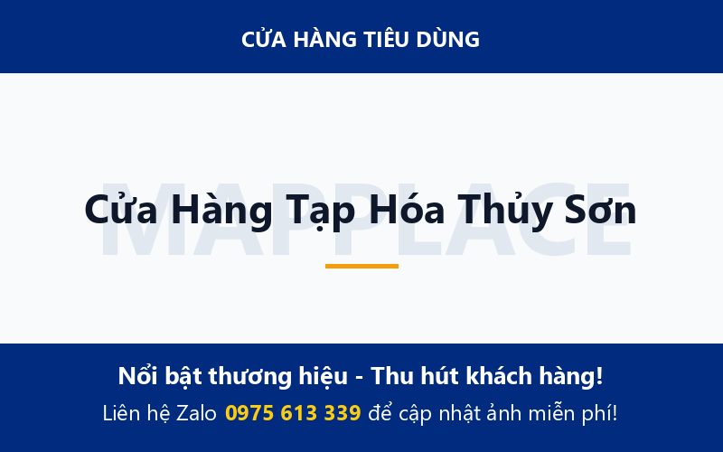 Cửa Hàng Tạp Hóa Thủy Sơn