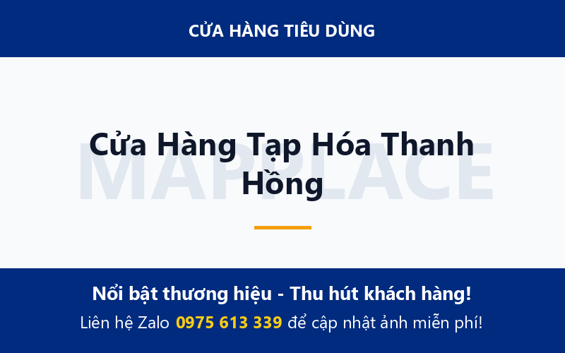 Cửa Hàng Tạp Hóa Thanh Hồng