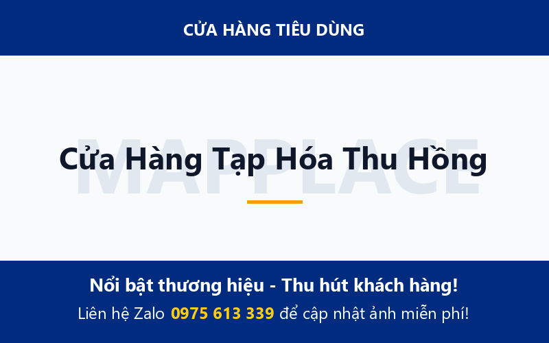 Cửa Hàng Tạp Hóa Thu Hồng