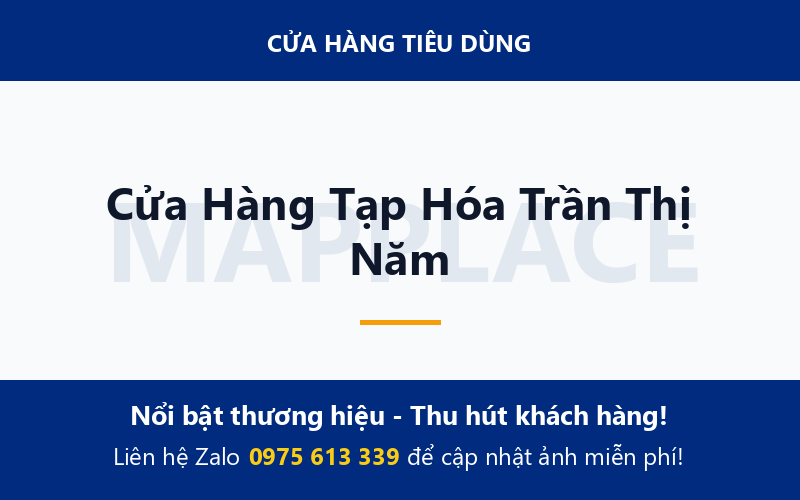 Cửa Hàng Tạp Hóa Trần Thị Năm