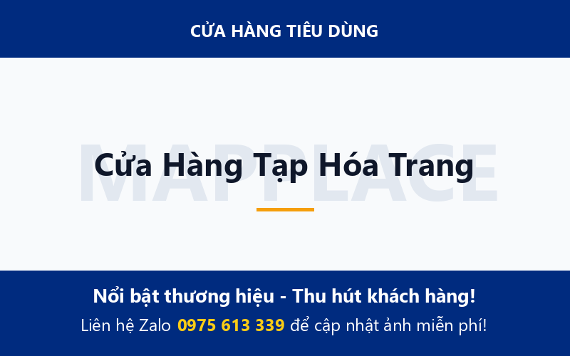 Cửa Hàng Tạp Hóa Trang