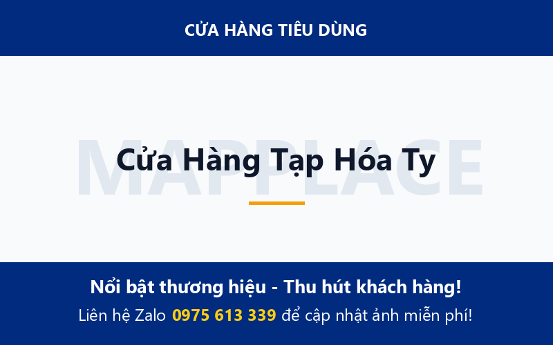 Cửa Hàng Tạp Hóa Ty