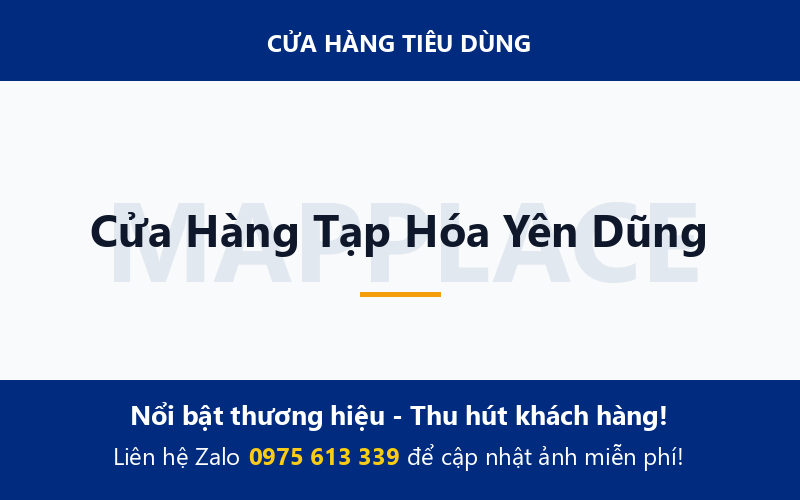 Cửa Hàng Tạp Hóa Yên Dũng