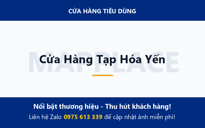 Cửa Hàng Tạp Hóa Yến