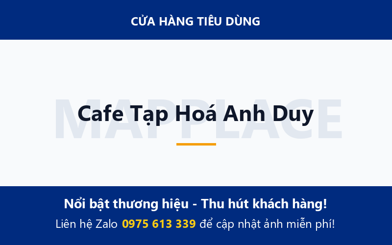 Cafe Tạp Hoá Anh Duy