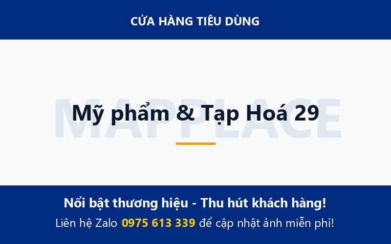 Mỹ phẩm & Tạp Hoá 29