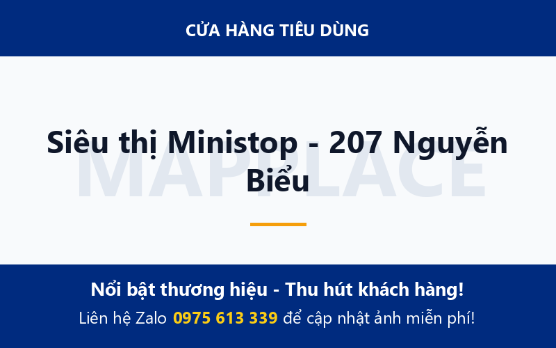 Siêu thị Ministop - 207 Nguyễn Biểu