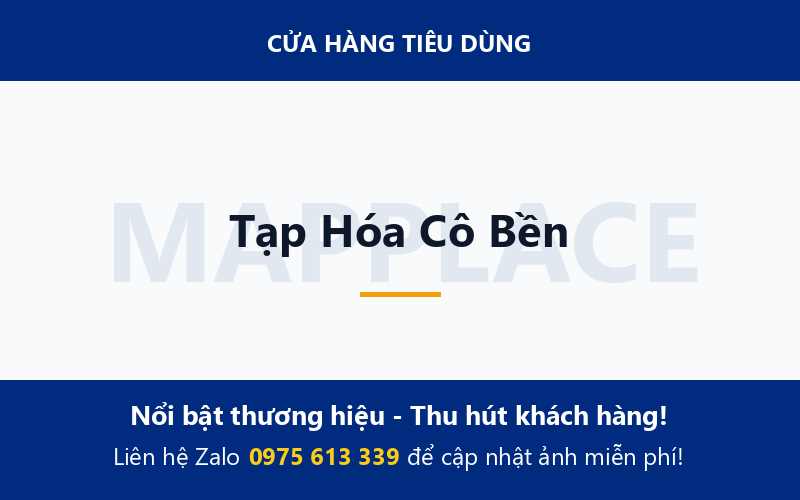 Tạp Hóa Cô Bền