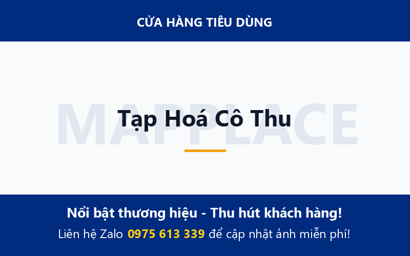 Tạp Hoá Cô Thu
