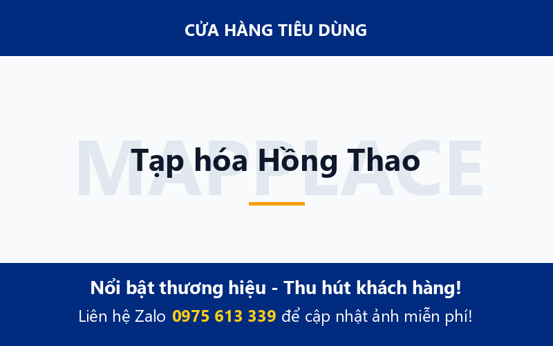 Tạp hóa Hồng Thao