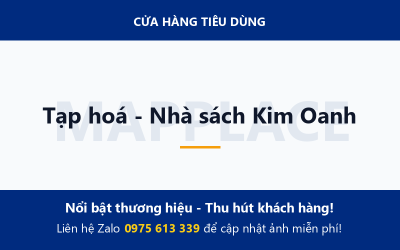 Tạp hoá - Nhà sách Kim Oanh