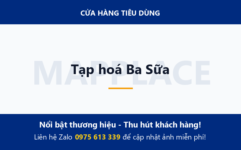 Tạp hoá Ba Sữa