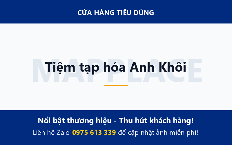 Tiệm tạp hóa Anh Khôi