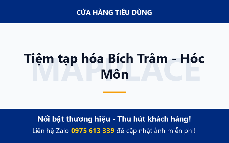 Tiệm tạp hóa Bích Trâm - Hóc Môn