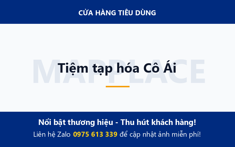 Tiệm tạp hóa Cô Ái