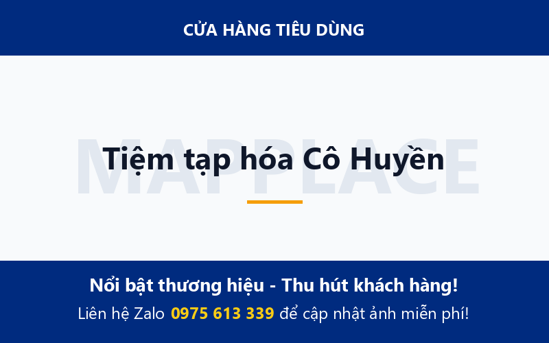 Tiệm tạp hóa Cô Huyền