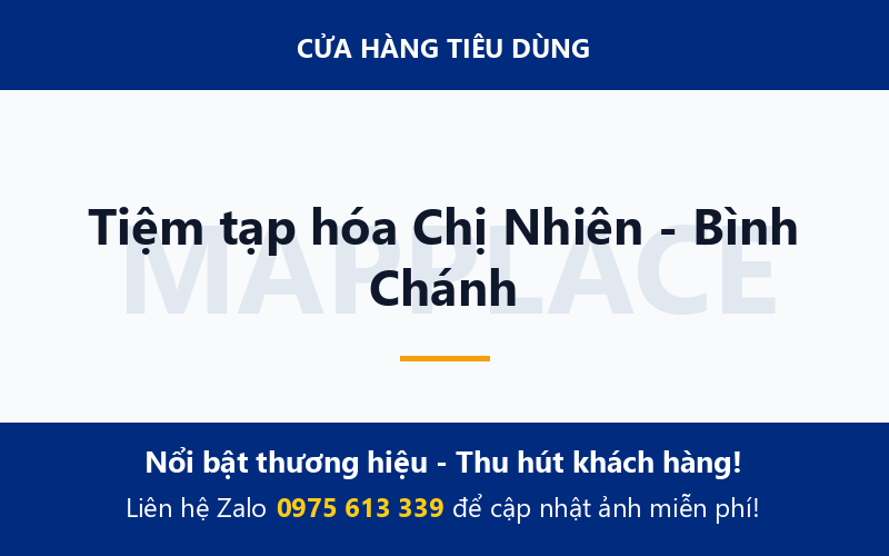 Tiệm tạp hóa Chị Nhiên - Bình Chánh