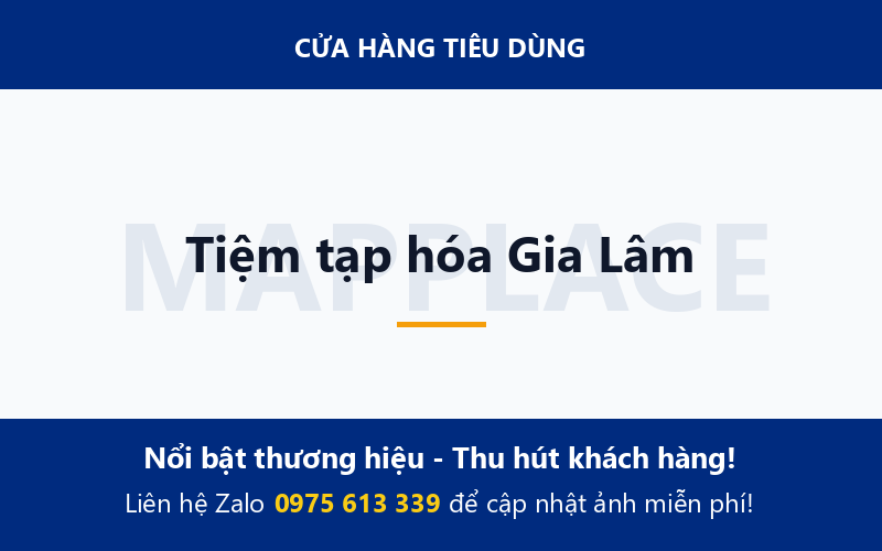 Tiệm tạp hóa Gia Lâm