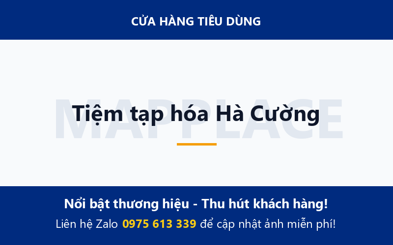 Tiệm tạp hóa Hà Cường