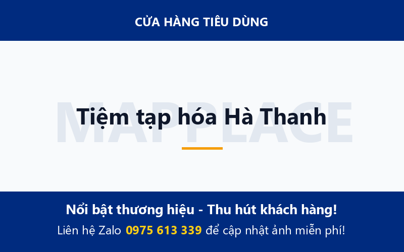 Tiệm tạp hóa Hà Thanh