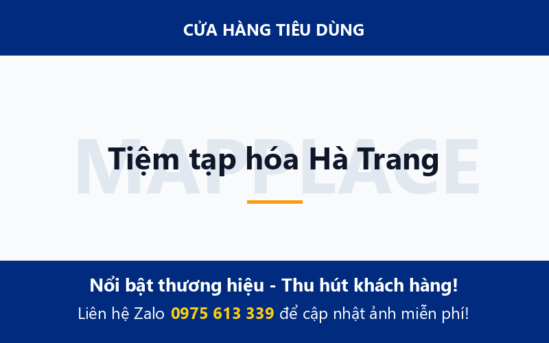 Tiệm tạp hóa Hà Trang