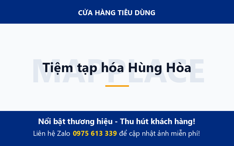 Tiệm tạp hóa Hùng Hòa