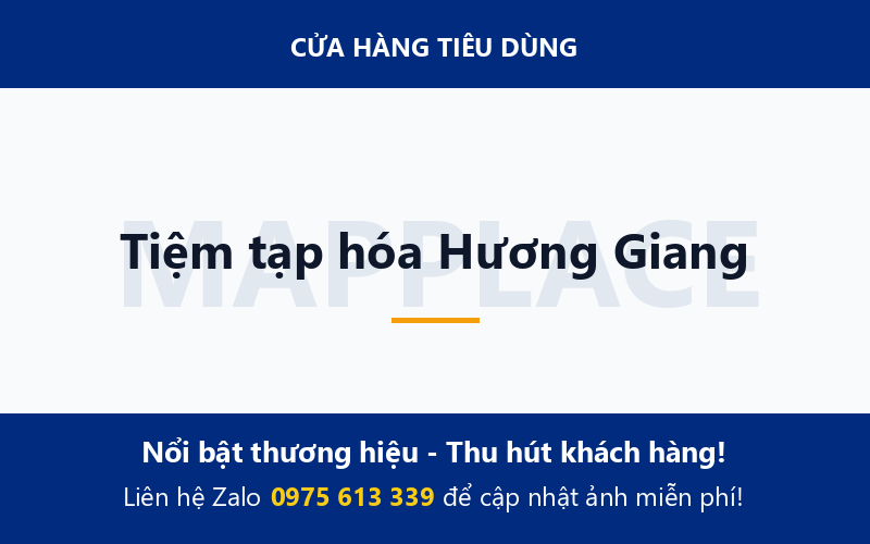 Tiệm tạp hóa Hương Giang