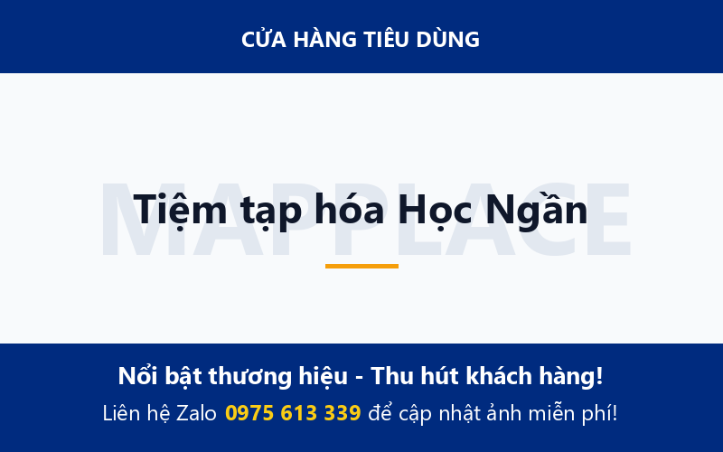 Tiệm tạp hóa Học Ngần