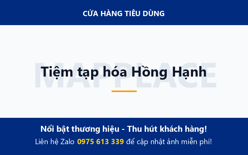 Tiệm tạp hóa Hồng Hạnh