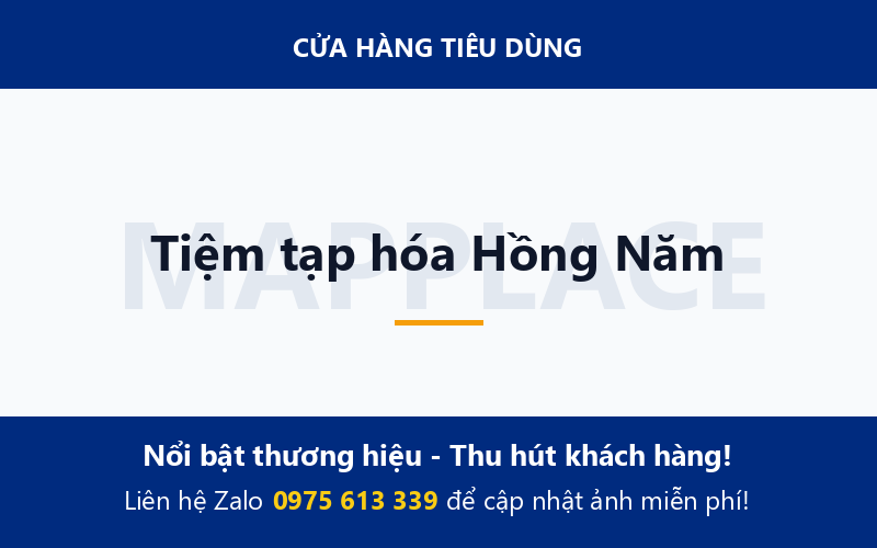 Tiệm tạp hóa Hồng Năm