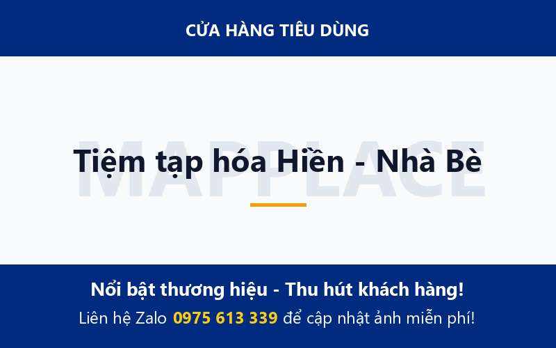 Tiệm tạp hóa Hiền - Nhà Bè