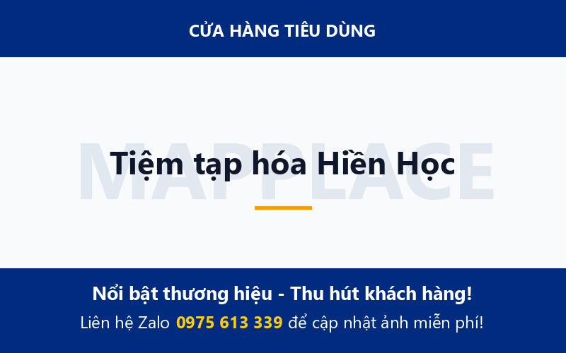 Tiệm tạp hóa Hiền Học