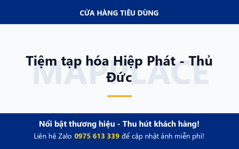 Tiệm tạp hóa Hiệp Phát - Thủ Đức