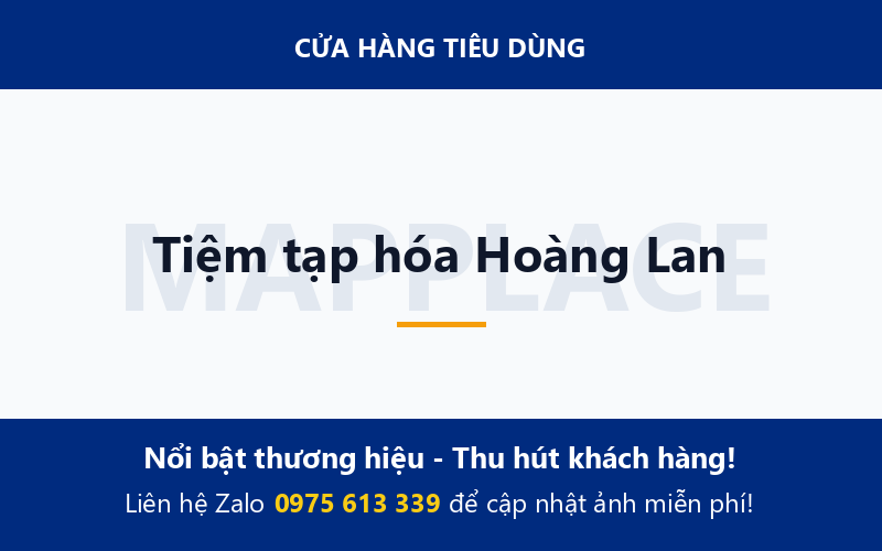 Tiệm tạp hóa Hoàng Lan