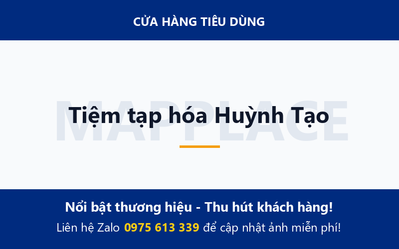 Tiệm tạp hóa Huỳnh Tạo