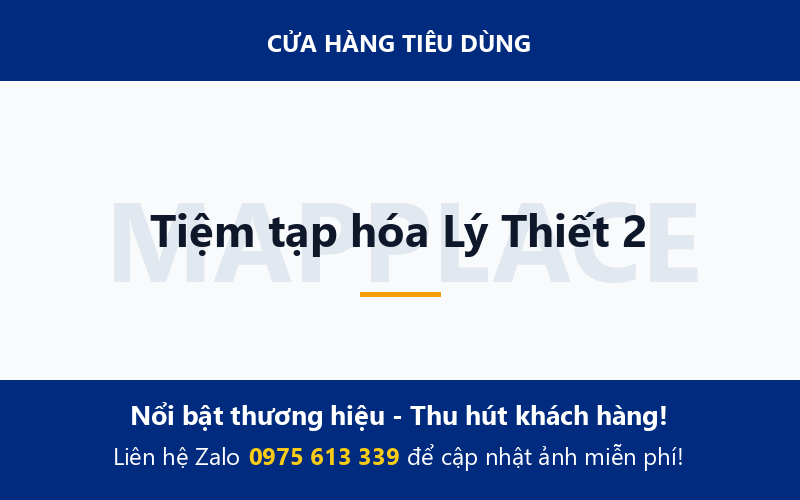 Tiệm tạp hóa Lý Thiết 2