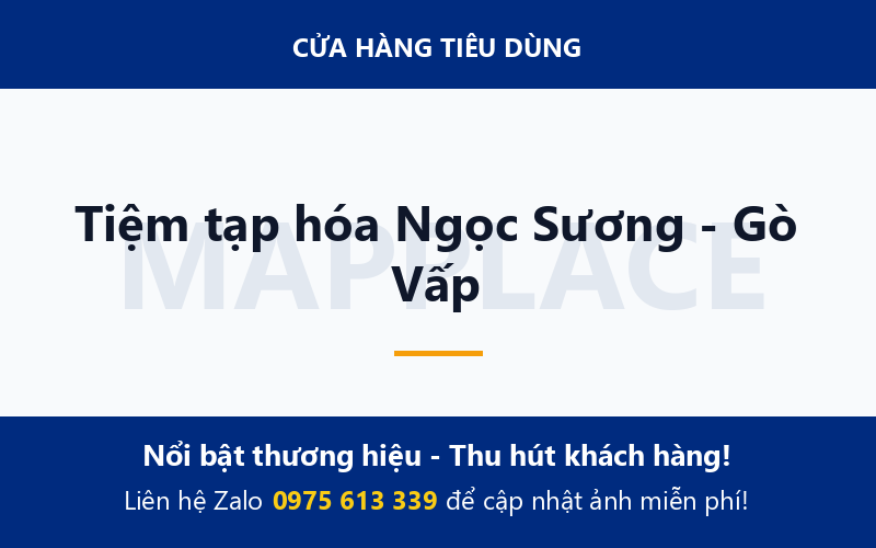 Tiệm tạp hóa Ngọc Sương - Gò Vấp