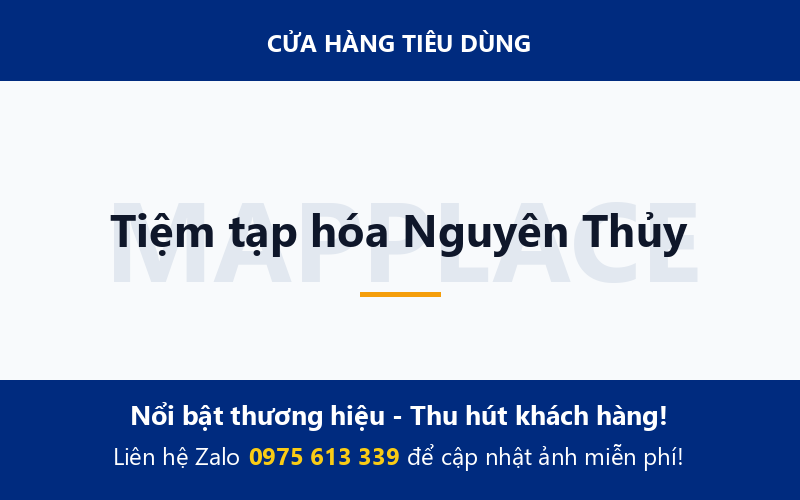 Tiệm tạp hóa Nguyên Thủy