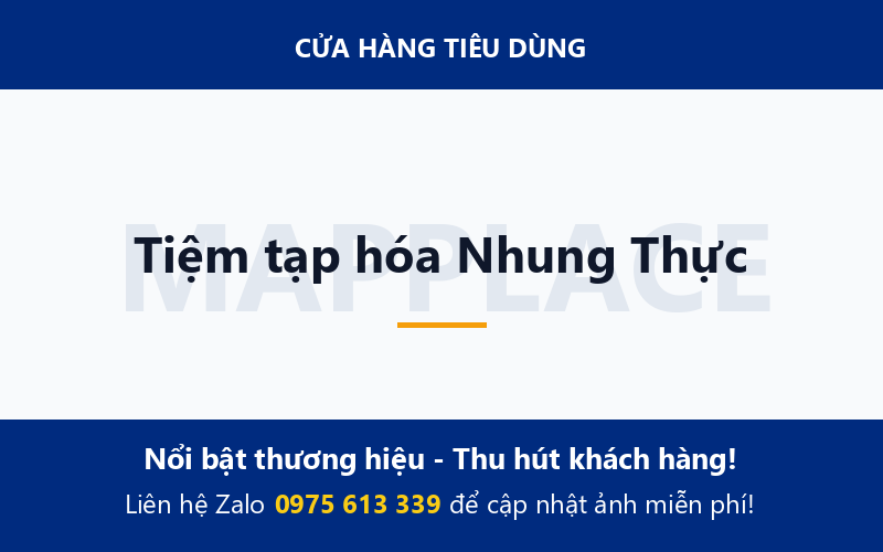 Tiệm tạp hóa Nhung Thực