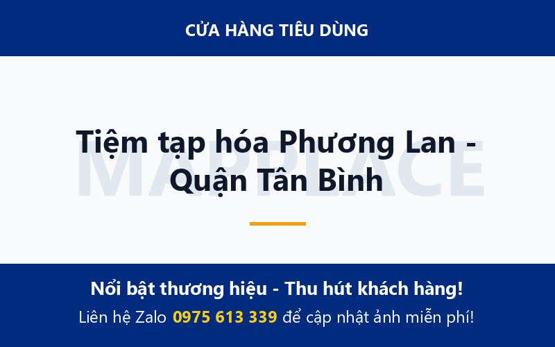 Tiệm tạp hóa Phương Lan - Quận Tân Bình