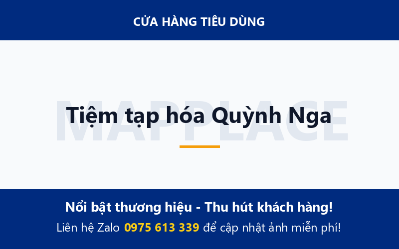 Tiệm tạp hóa Quỳnh Nga