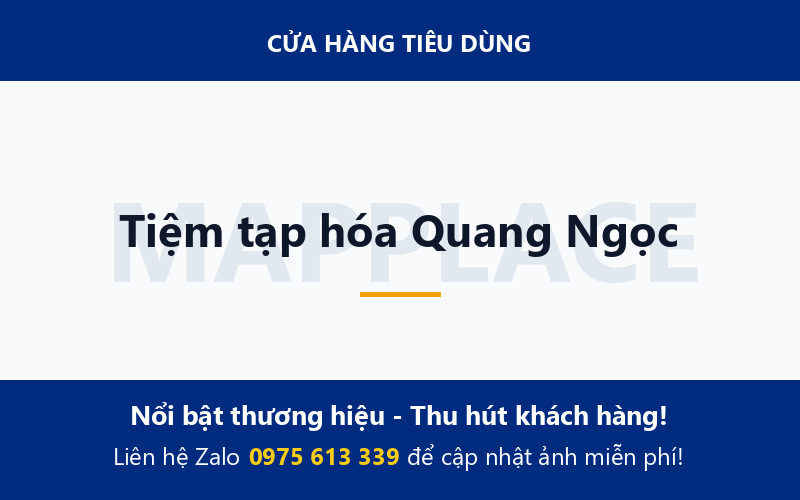 Tiệm tạp hóa Quang Ngọc